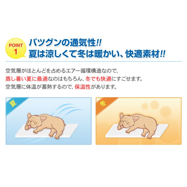 画像3: カバーなし 高反発 ペットマット 厚み3cm M/L/LLサイズ  ポリエチレン樹脂  ケアマット ドッグマット (3)